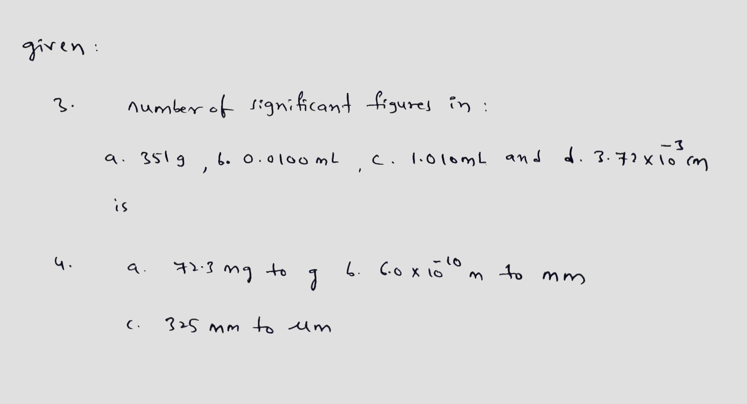 Chemistry homework question answer, step 1, image 1