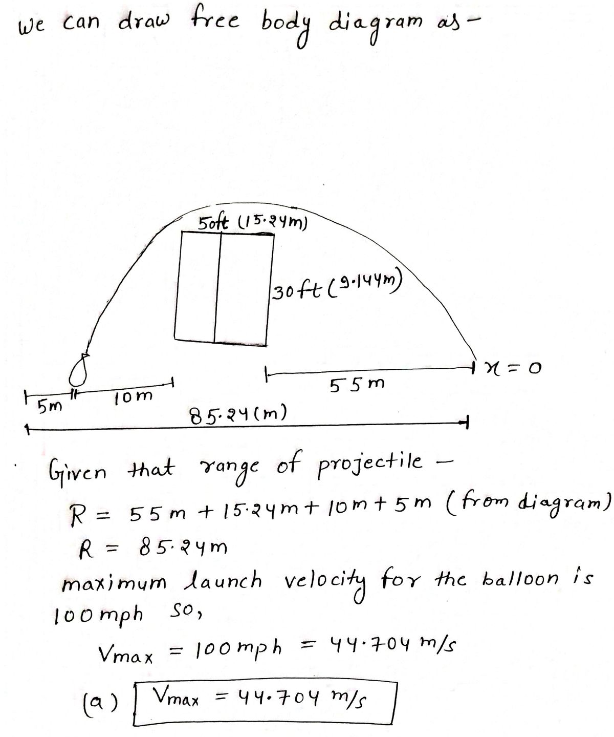 Physics homework question answer, step 1, image 1