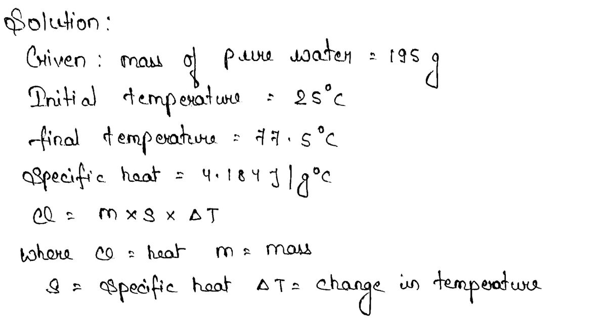 Chemistry homework question answer, step 1, image 1