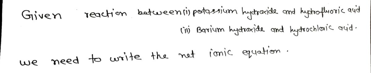 Chemistry homework question answer, step 1, image 1