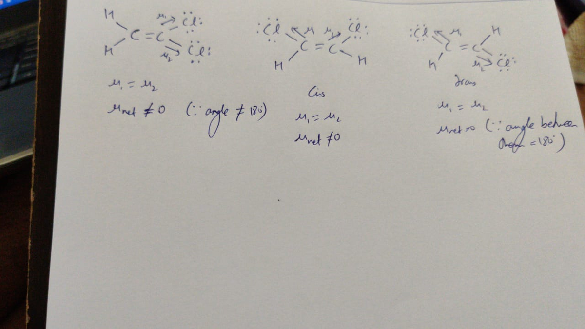 Answered Dichloroethylene (C2H2Cl2) has three… bartleby