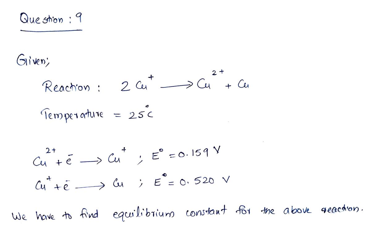 Chemistry homework question answer, step 1, image 1