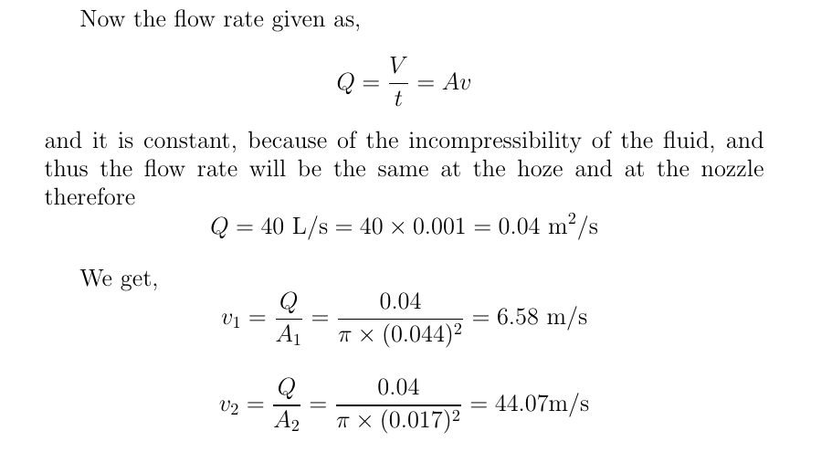 Answered: Suppose you have a 8.8 cm diameter fire… | bartleby