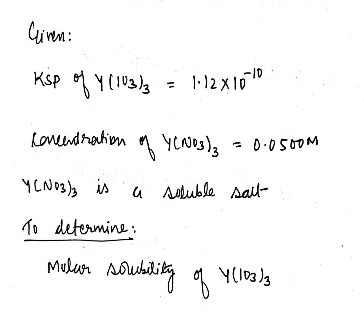 Chemistry homework question answer, step 1, image 1