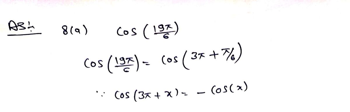 Trigonometry homework question answer, step 1, image 1