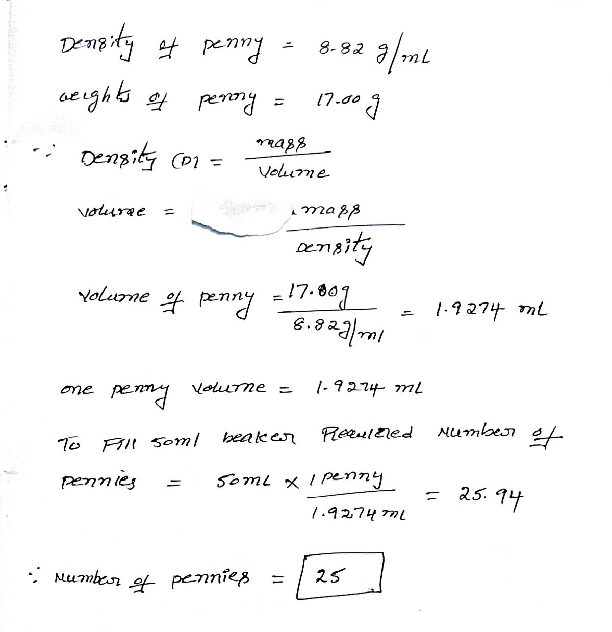 Chemistry homework question answer, step 1, image 1