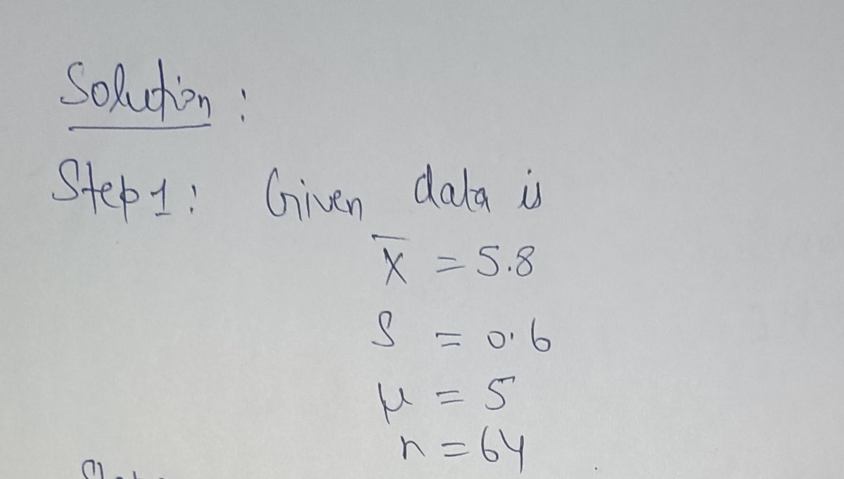 Statistics homework question answer, step 1, image 1