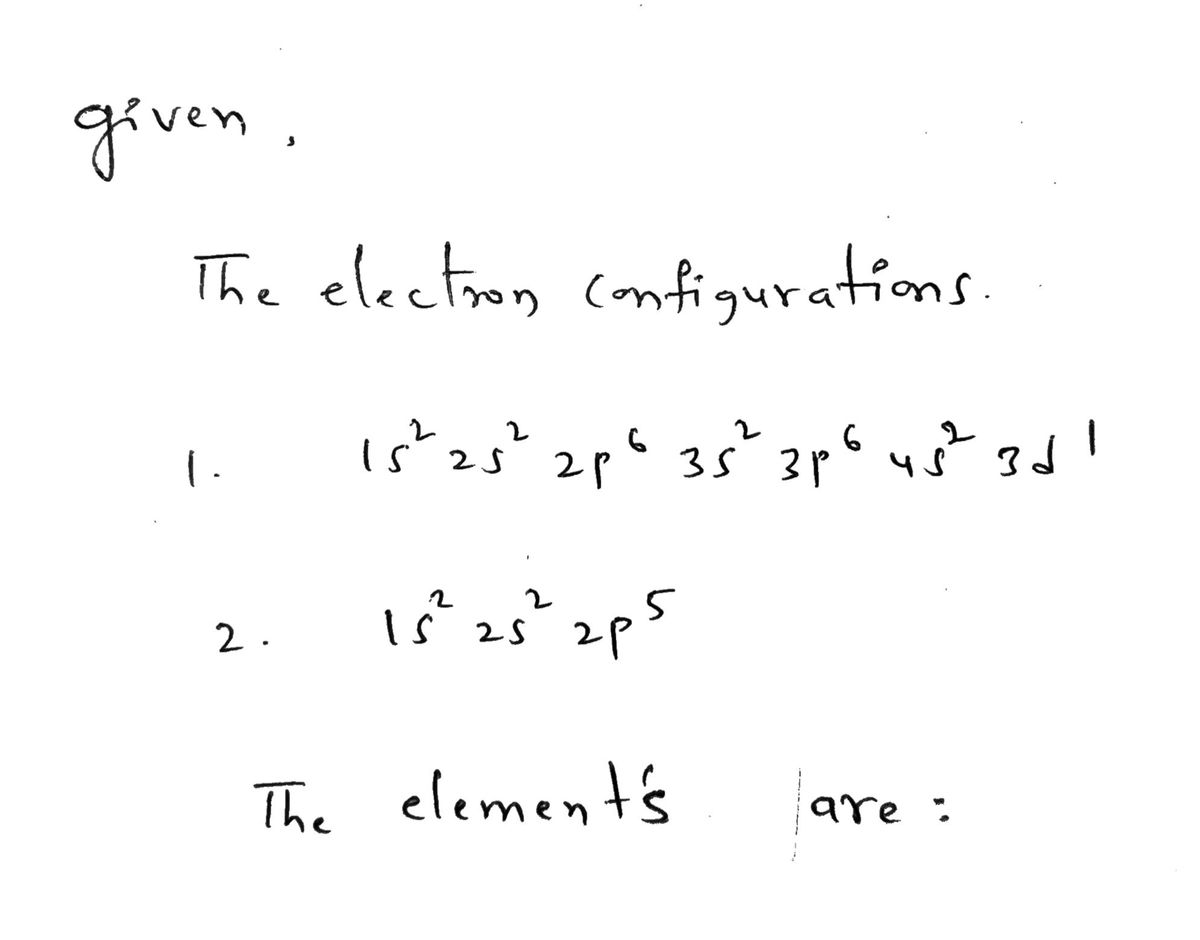 Chemistry homework question answer, step 1, image 1