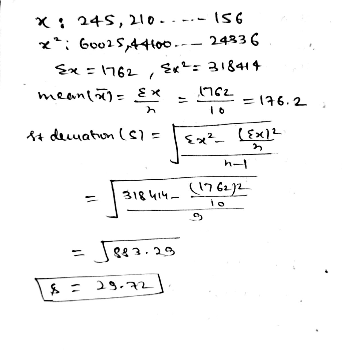 Statistics homework question answer, step 1, image 1