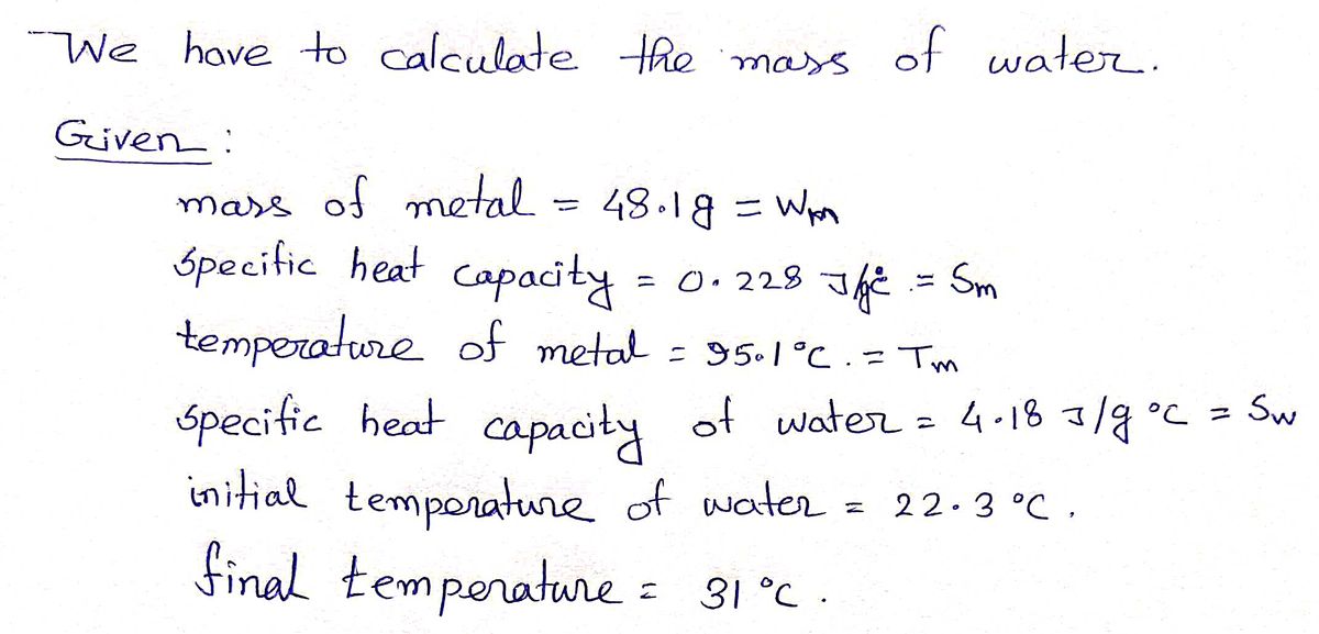 Chemistry homework question answer, step 1, image 1