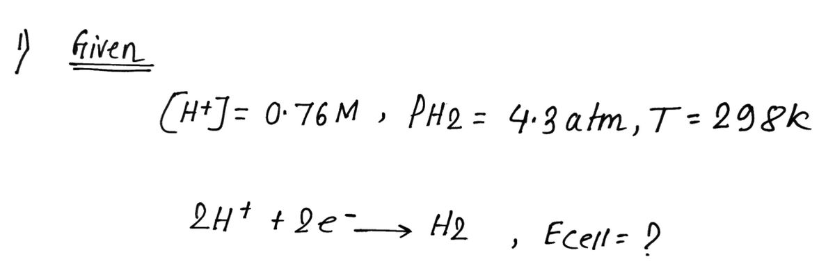 Chemistry homework question answer, step 1, image 1