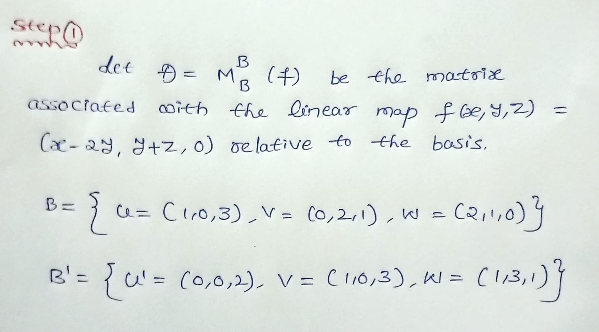 Advanced Math homework question answer, step 1, image 1