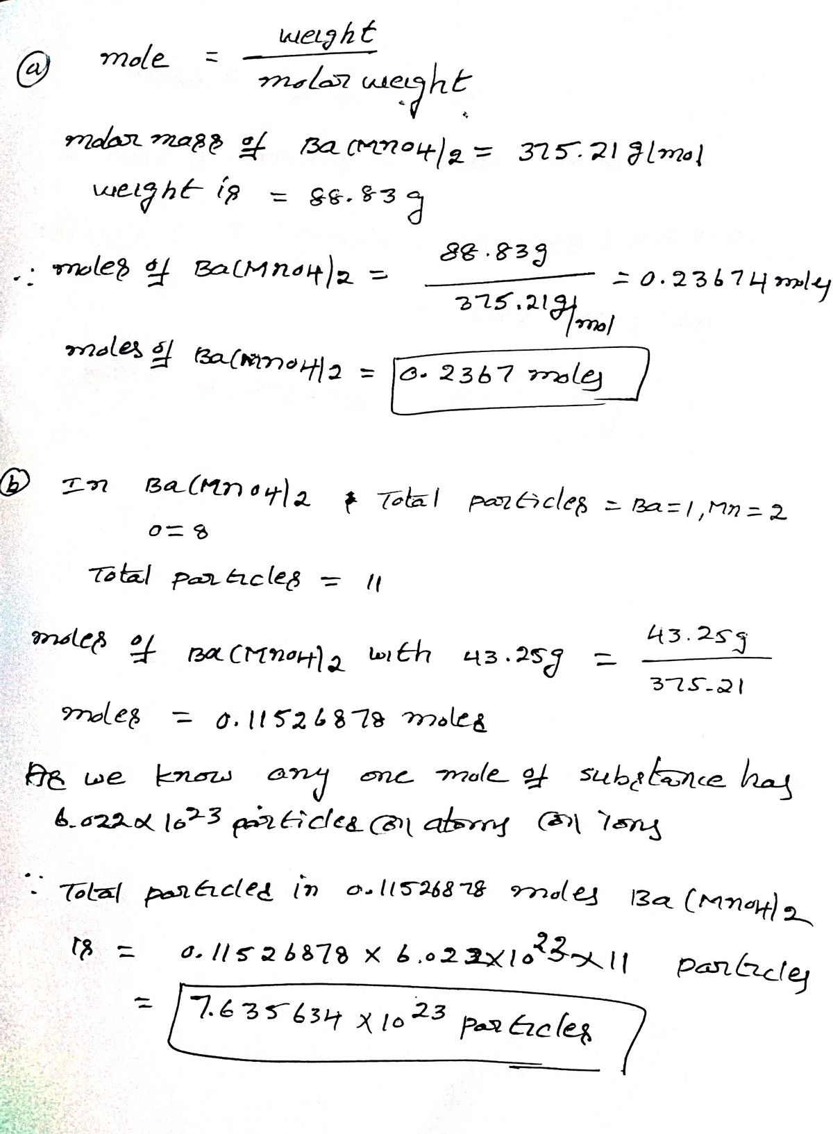 Chemistry homework question answer, step 1, image 1