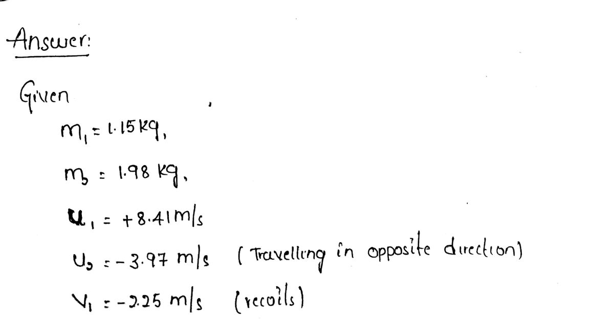 Physics homework question answer, step 1, image 1