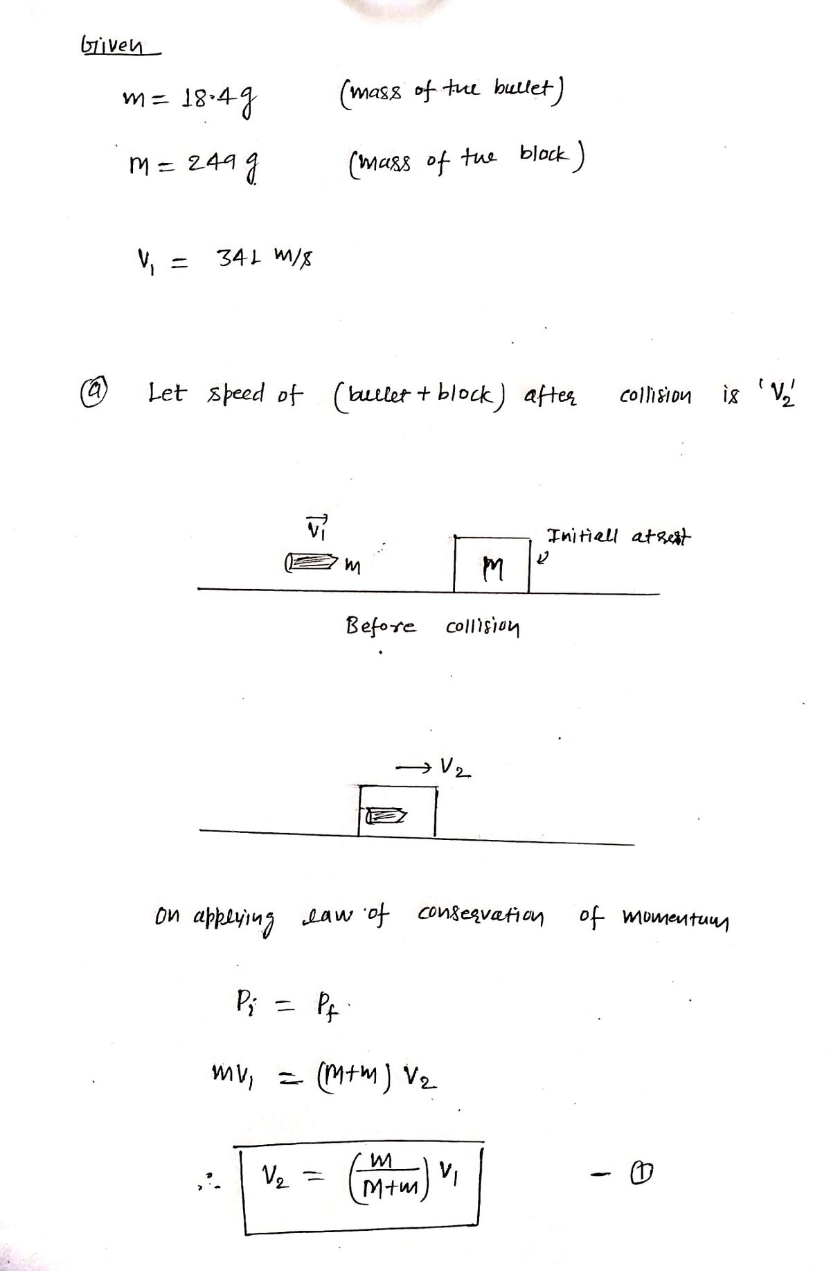 Physics homework question answer, step 1, image 1