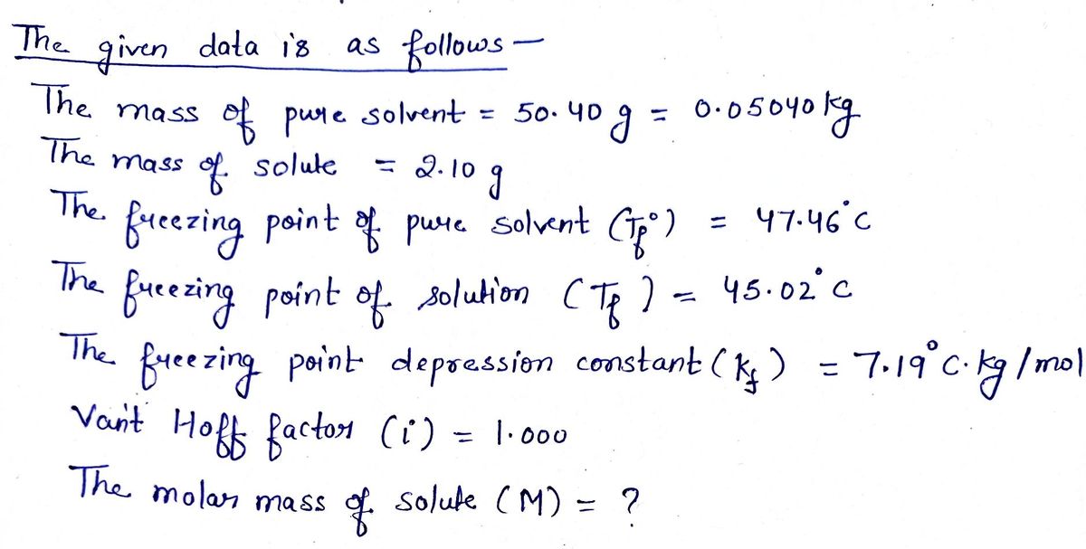 Chemistry homework question answer, step 1, image 1