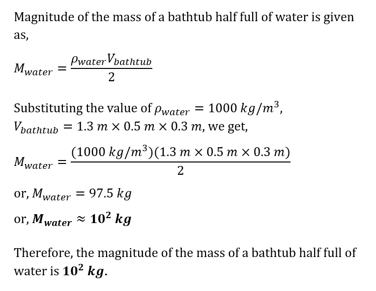 Answered: (a) Compute the order of magnitude of… | bartleby