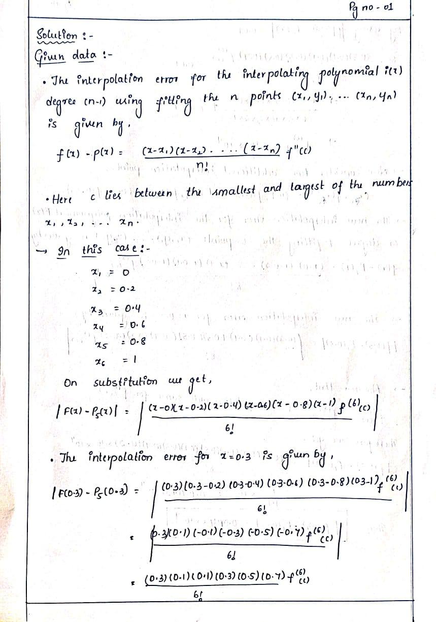 Advanced Math homework question answer, step 1, image 1