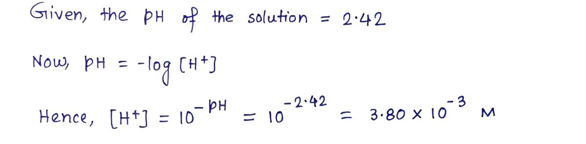 Chemistry homework question answer, step 1, image 1