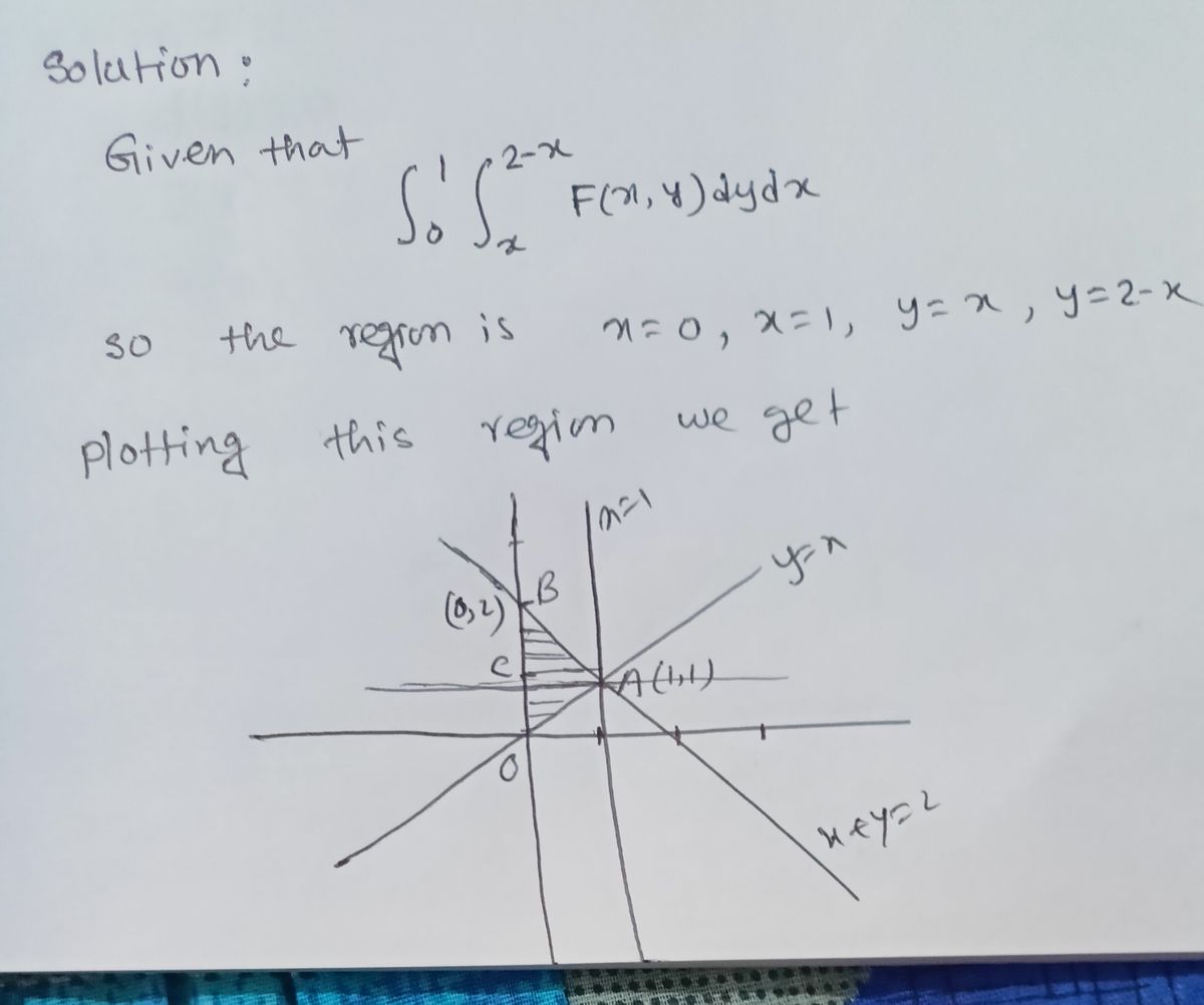 Advanced Math homework question answer, step 1, image 1