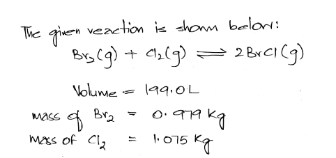 Answered Bromine Monochloride Is Synthesized Bartleby