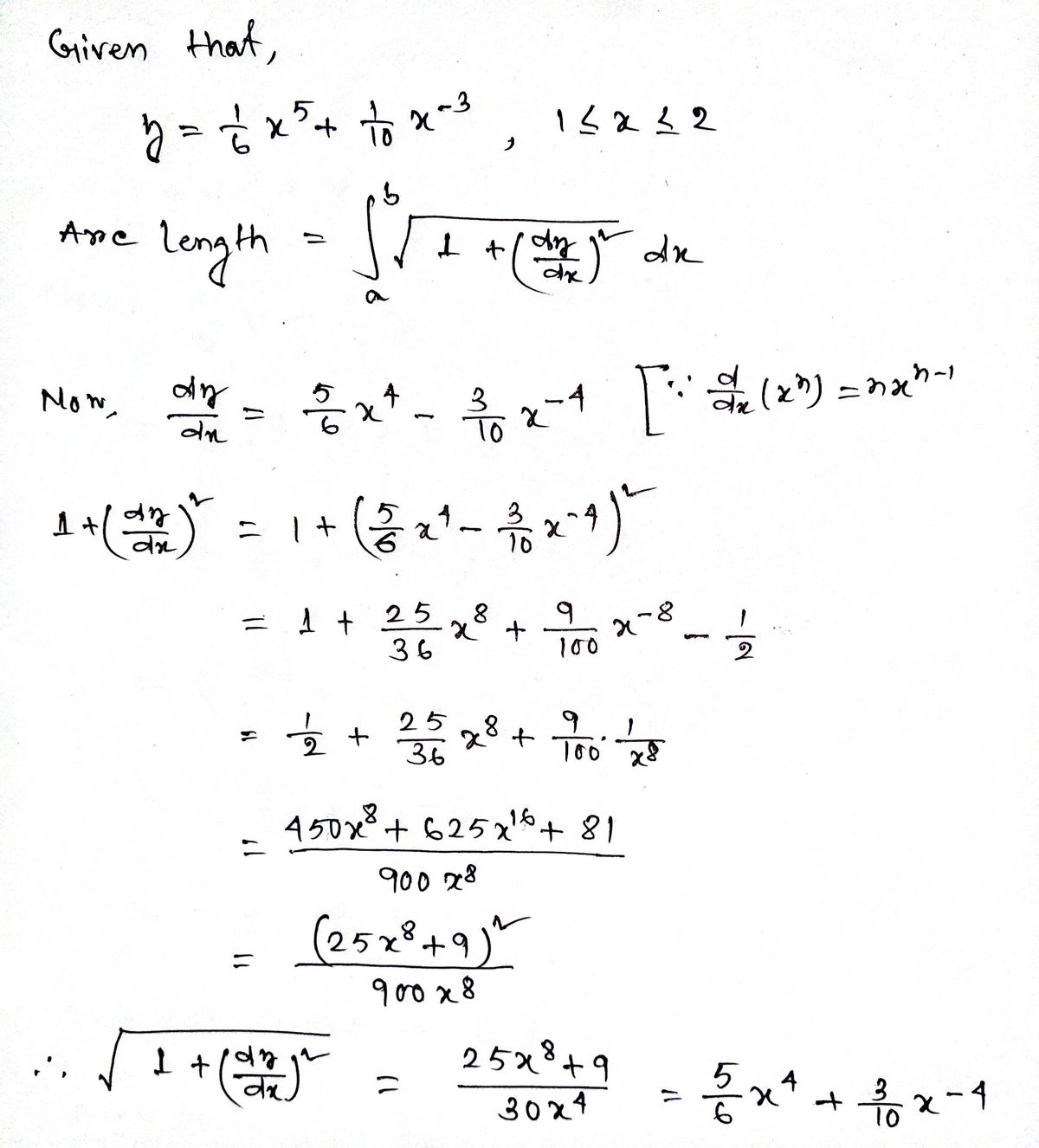 Calculus homework question answer, step 1, image 1