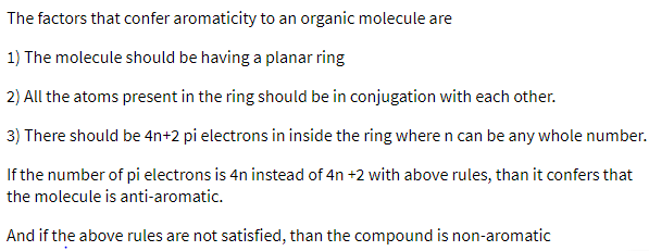 Answered To Be Aromatic A Molecule Must Be Bartleby