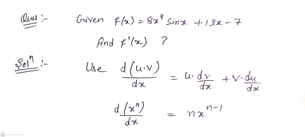 Calculus homework question answer, step 1, image 1