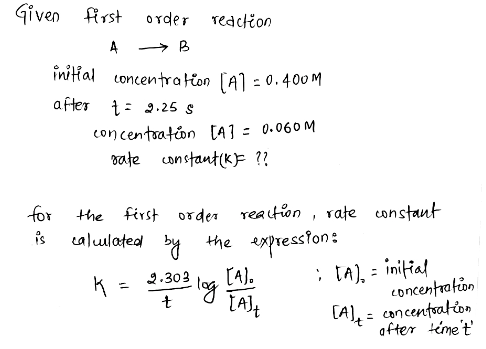 Chemistry homework question answer, step 1, image 1