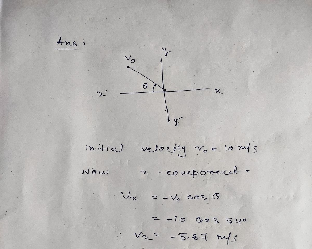 Physics homework question answer, step 1, image 1