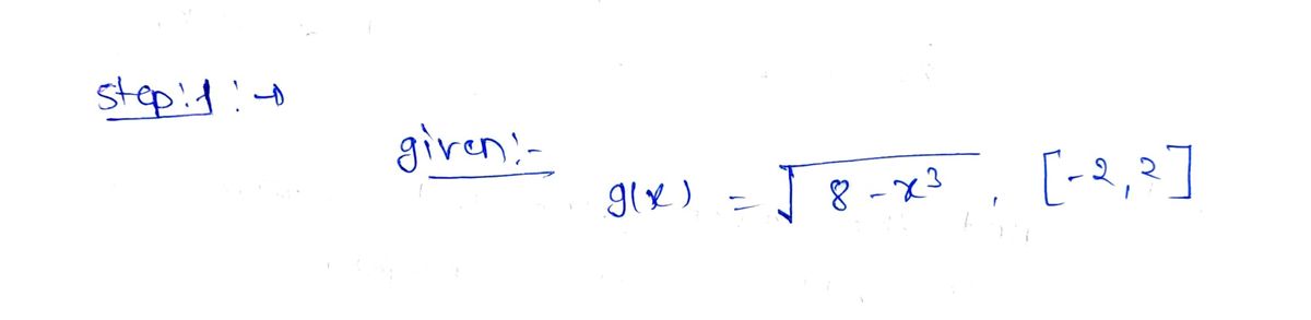 Calculus homework question answer, step 1, image 1