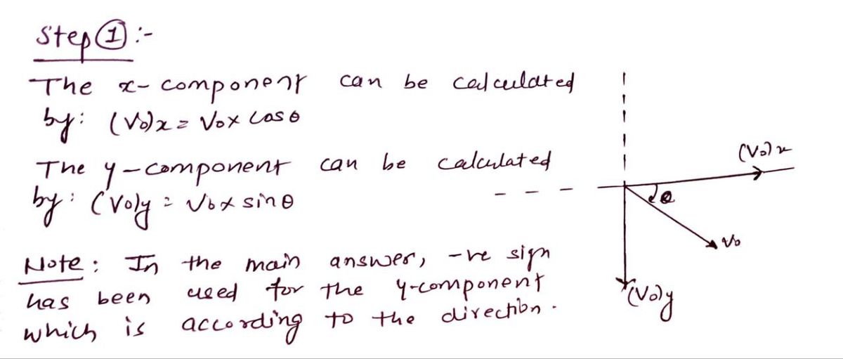 Physics homework question answer, step 1, image 1