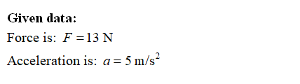 Physics homework question answer, step 1, image 1