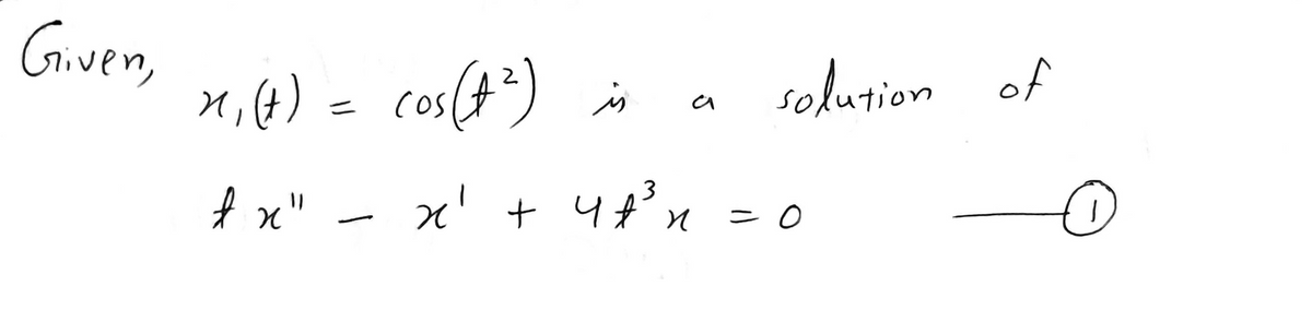 Advanced Math homework question answer, step 1, image 1