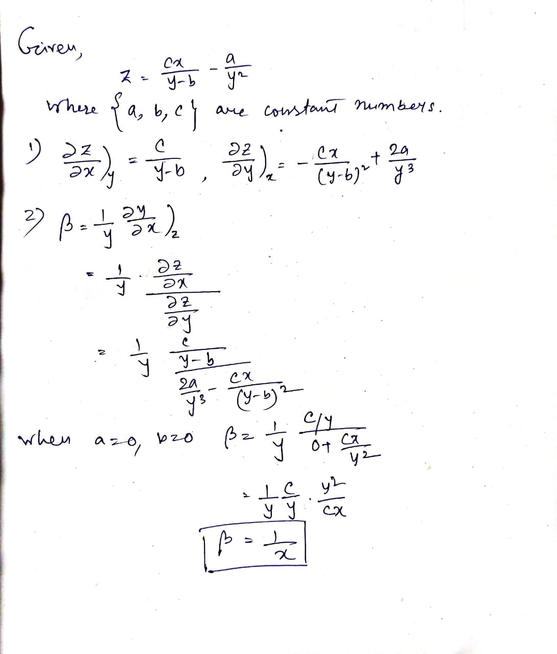 Advanced Math homework question answer, step 1, image 1