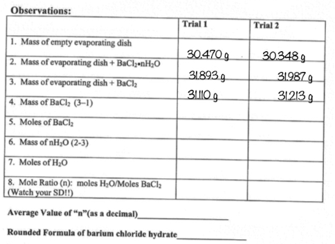 Chemistry homework question answer, step 1, image 1