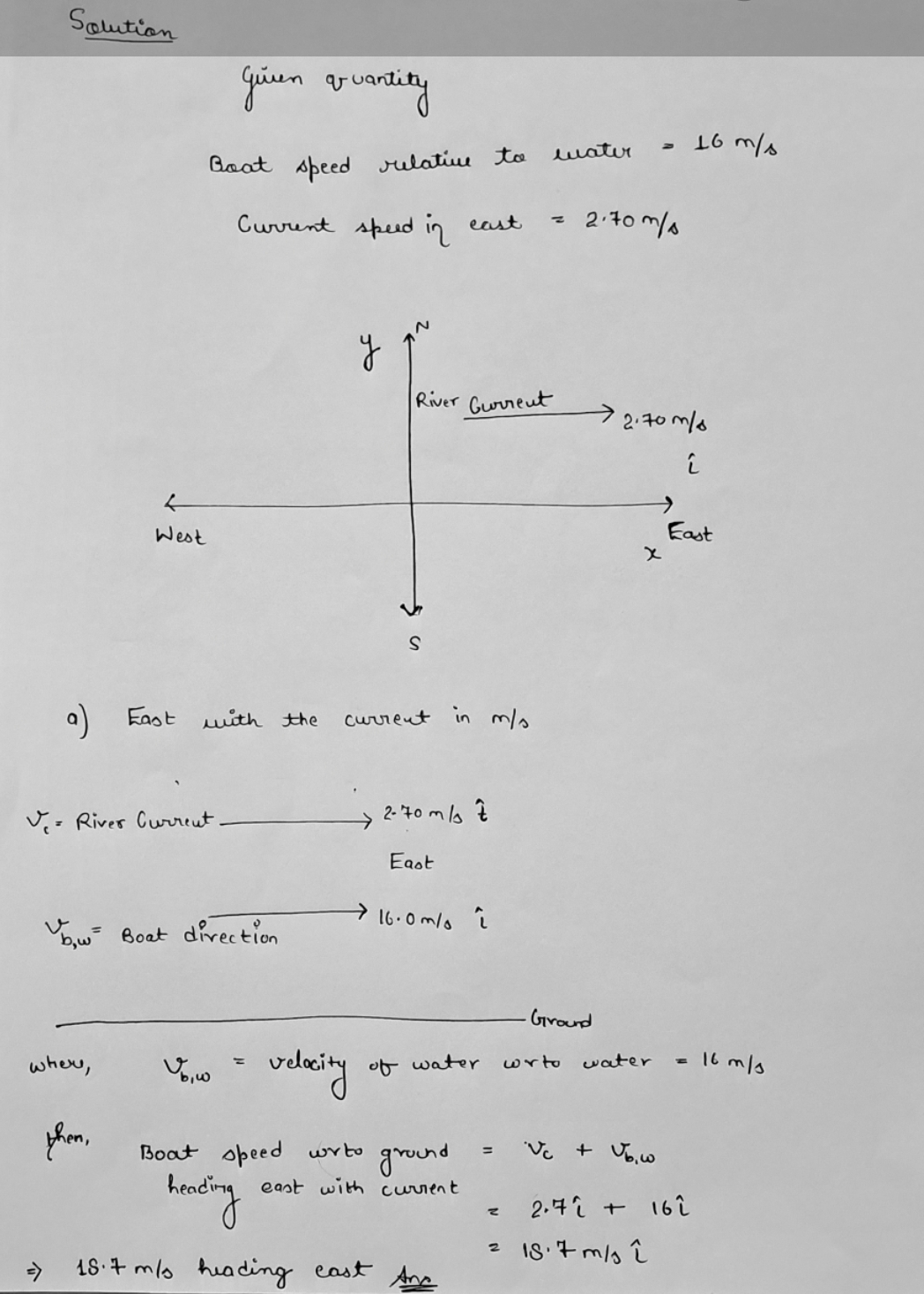 Physics homework question answer, step 1, image 1