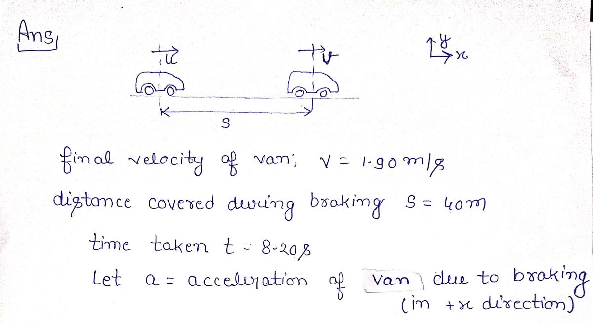 Physics homework question answer, step 1, image 1