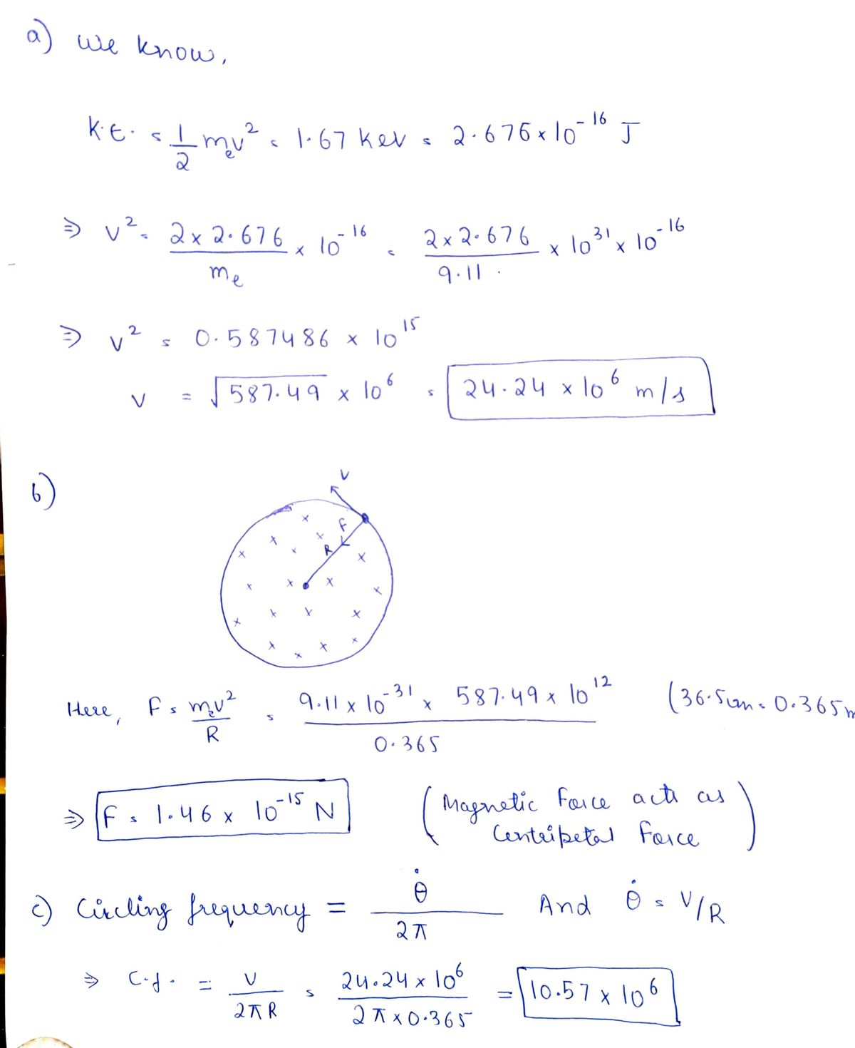 Physics homework question answer, step 1, image 1