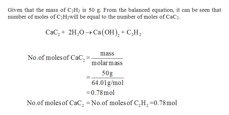 Answered What Is The Percentage Of C2h2 When Bartleby