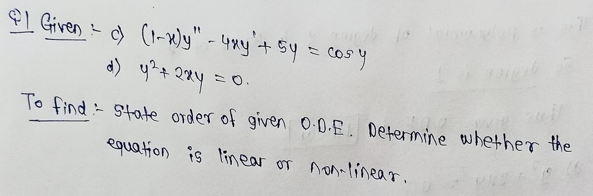 Advanced Math homework question answer, step 1, image 1