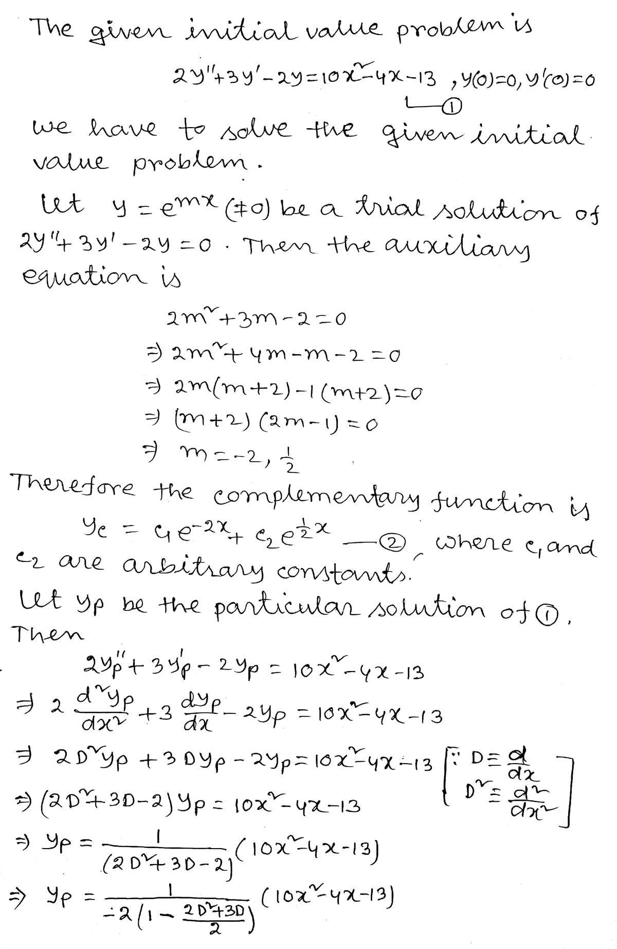 Advanced Math homework question answer, step 1, image 1