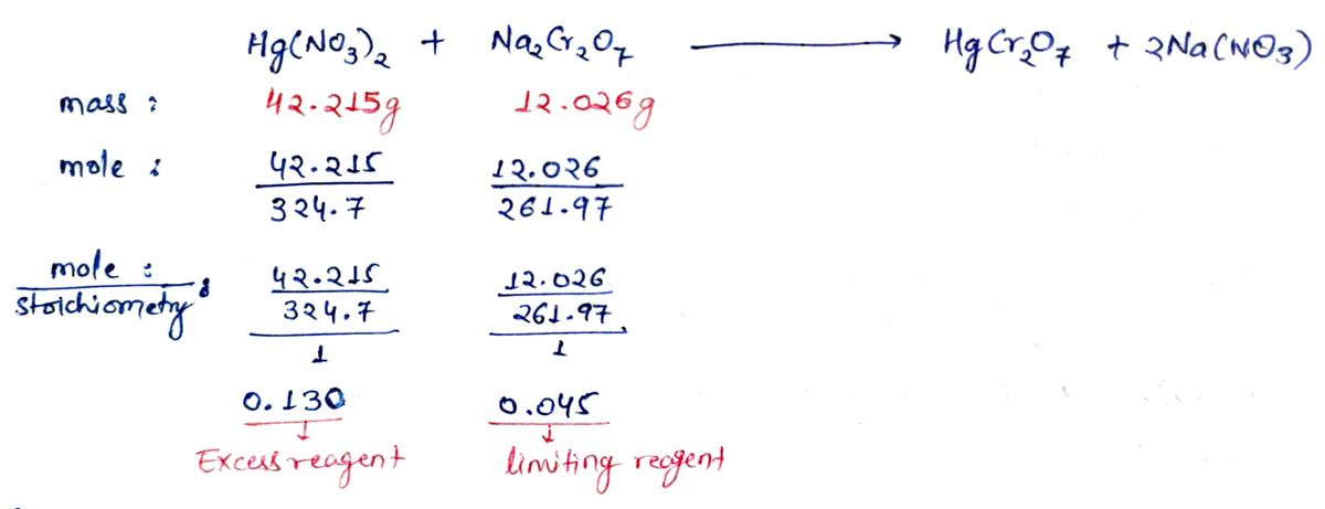 Chemistry homework question answer, step 1, image 1