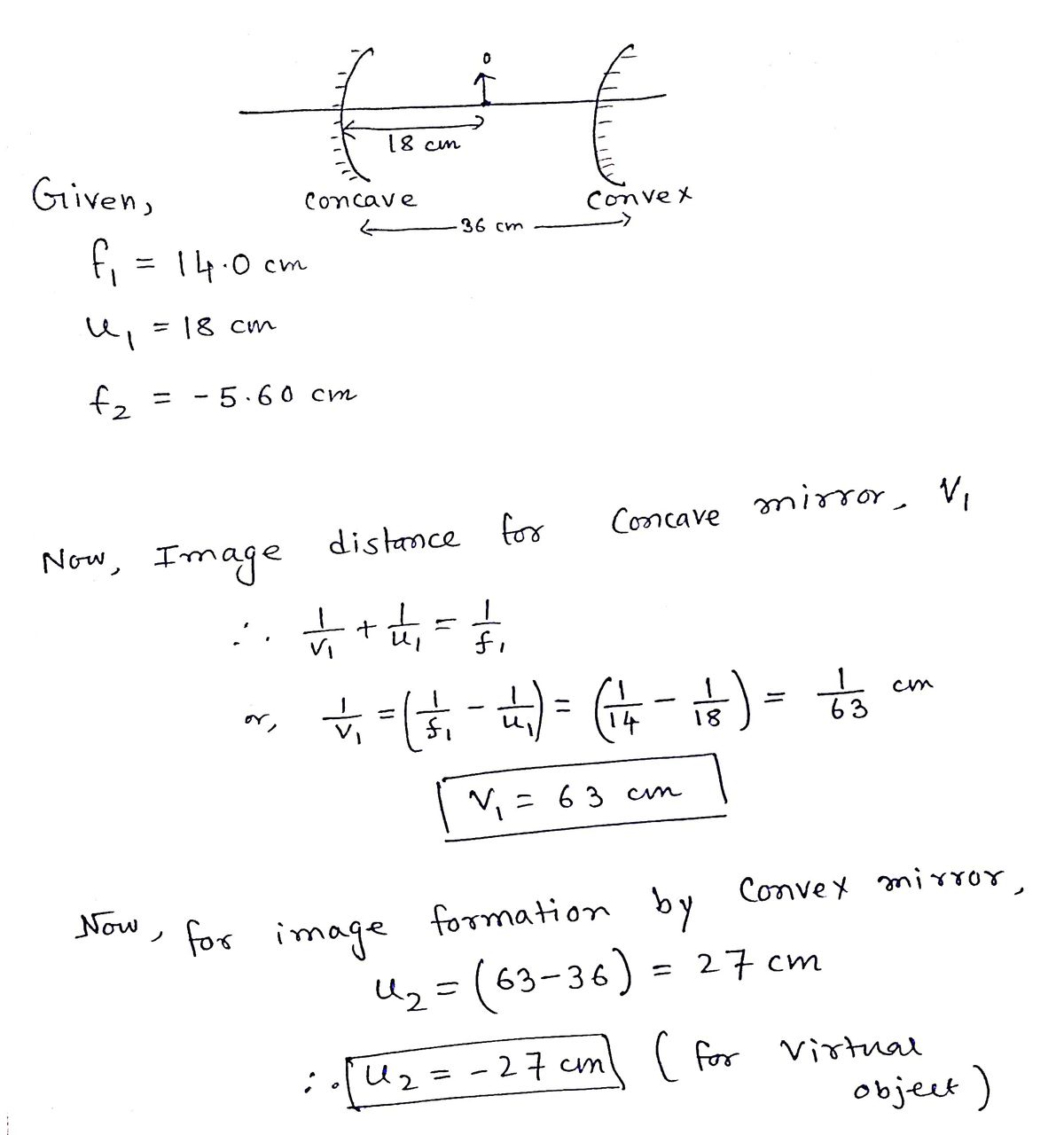 Physics homework question answer, step 1, image 1