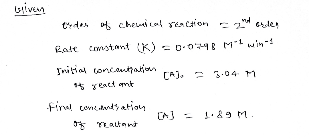 Chemistry homework question answer, step 1, image 1