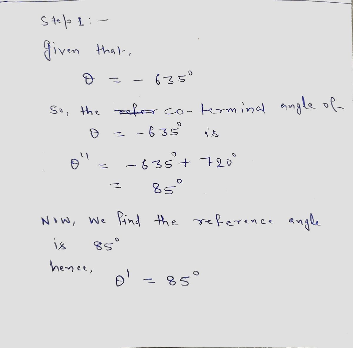 Advanced Math homework question answer, step 1, image 1