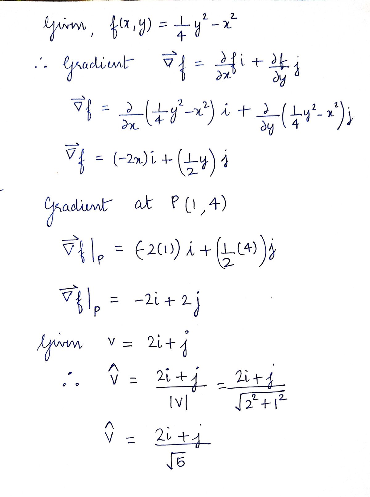 Answered F X Y Iy X P 1 4 V 2i J Bartleby