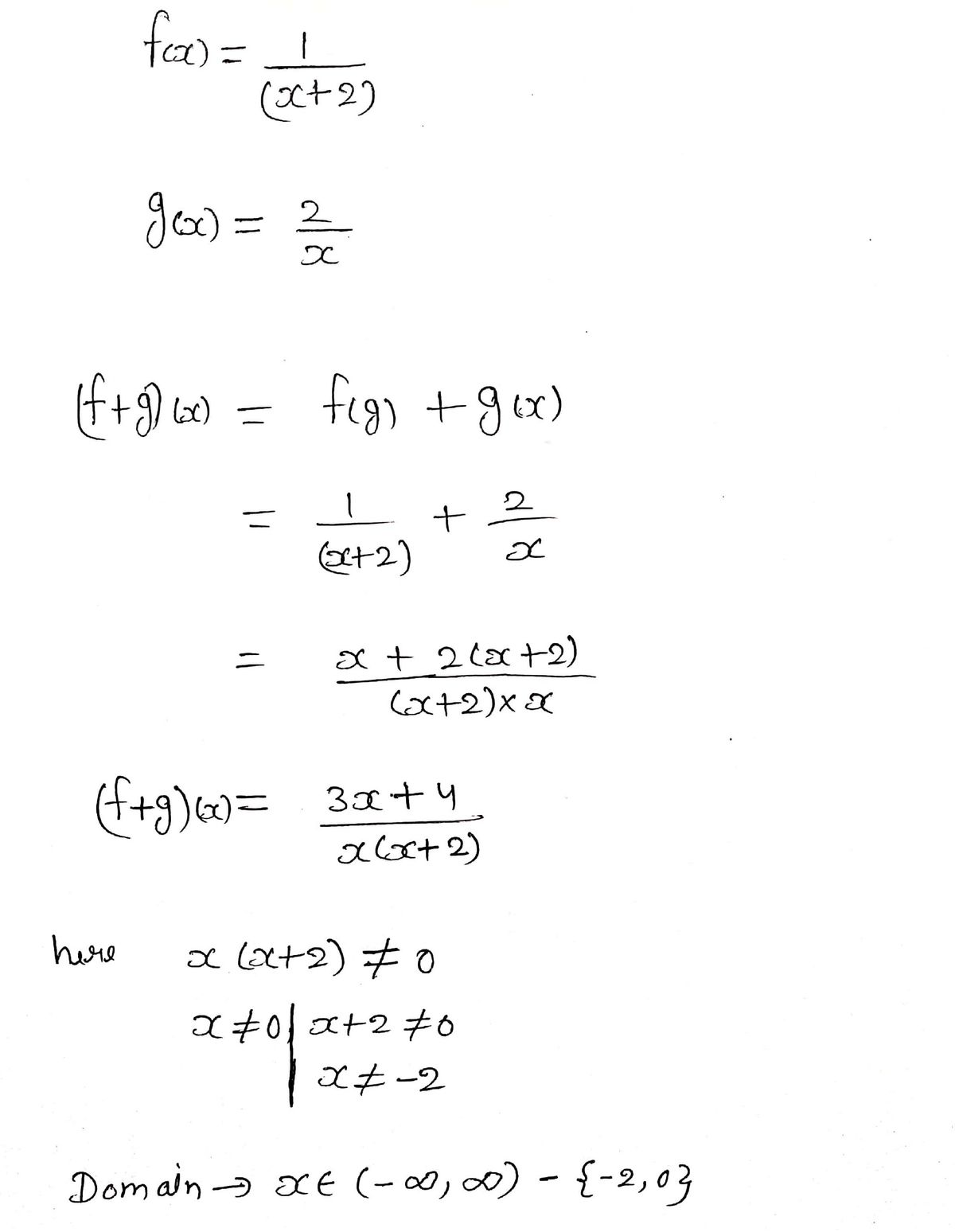 Answered Let The Function F And G Be Defined As Bartleby 0385