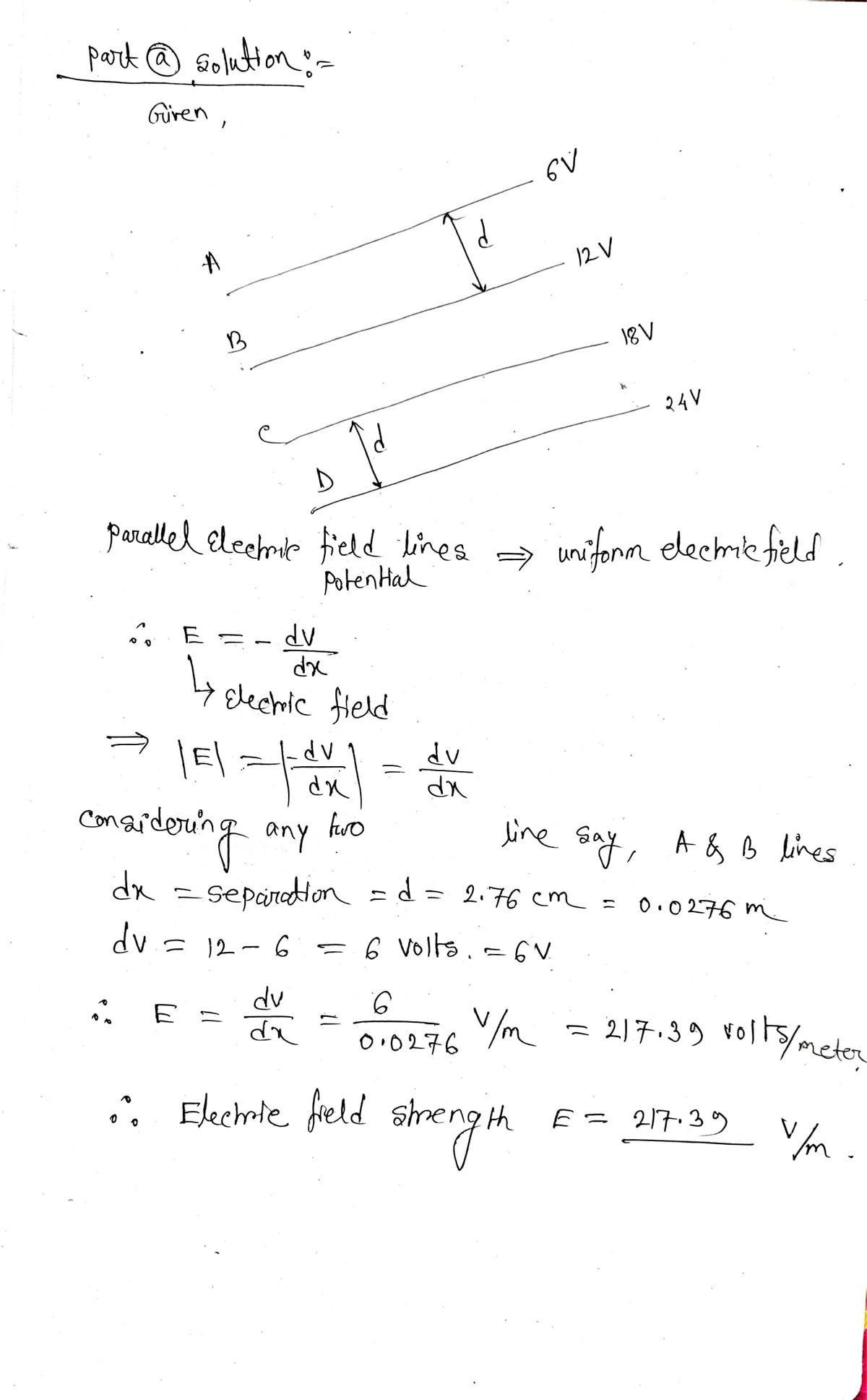 Physics homework question answer, step 1, image 1