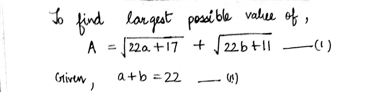 Algebra homework question answer, step 1, image 1